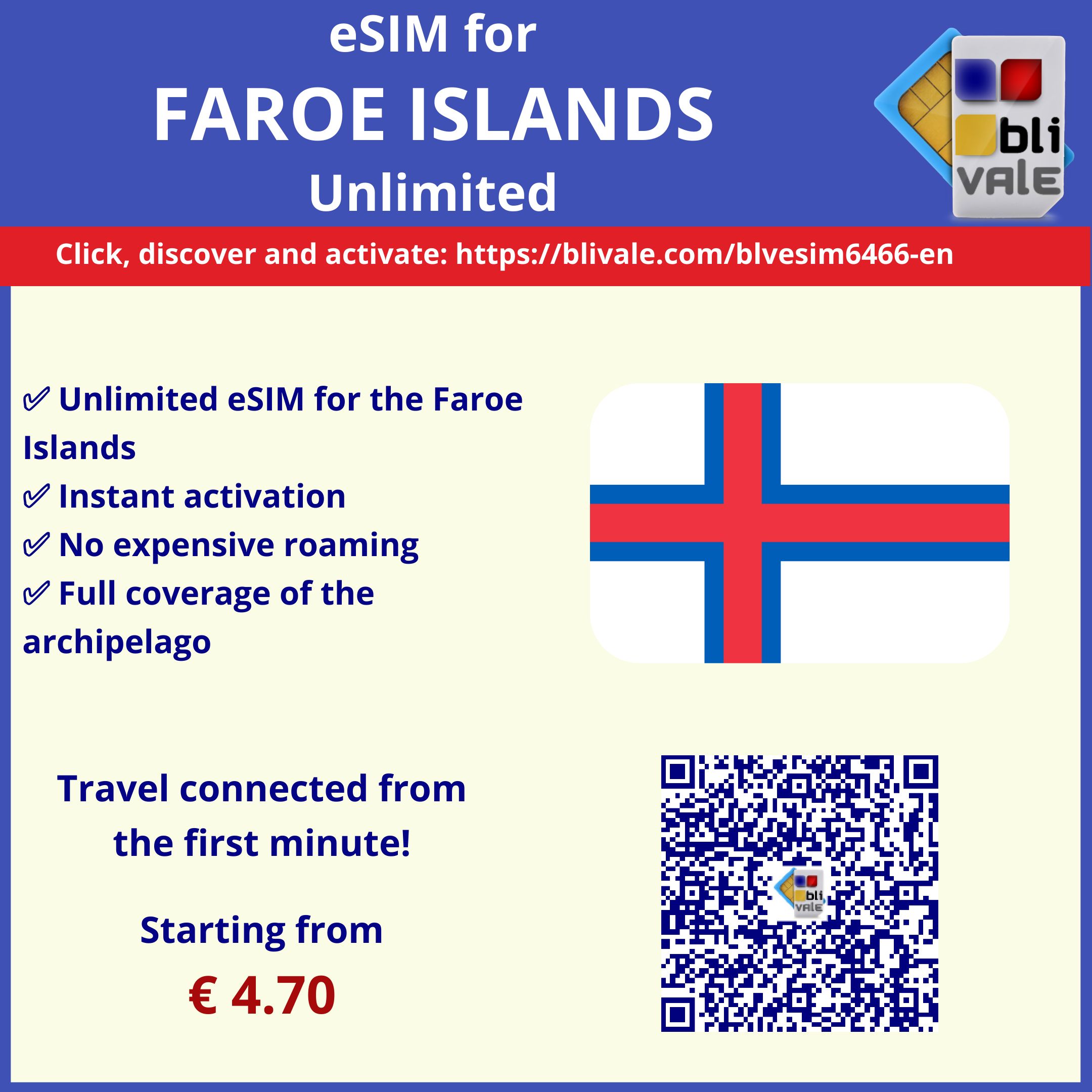 blivale_image_en_eSIM FAROE ISLANDS Unlimited_800x800 Connected Without Borders: The Ultimate Guide to Digital Travel